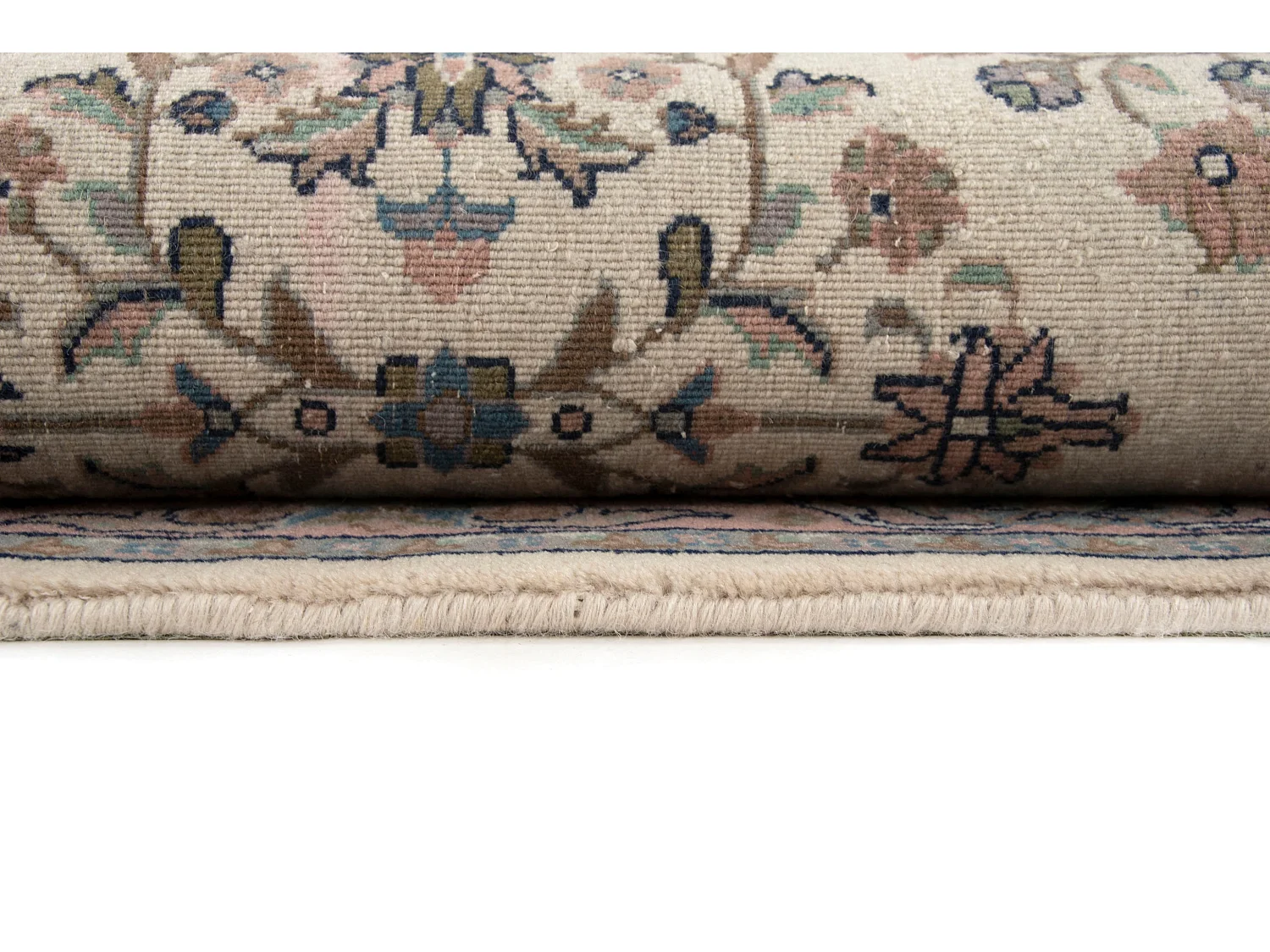 Tapis de laine 91x151 blanc crème Tabriz