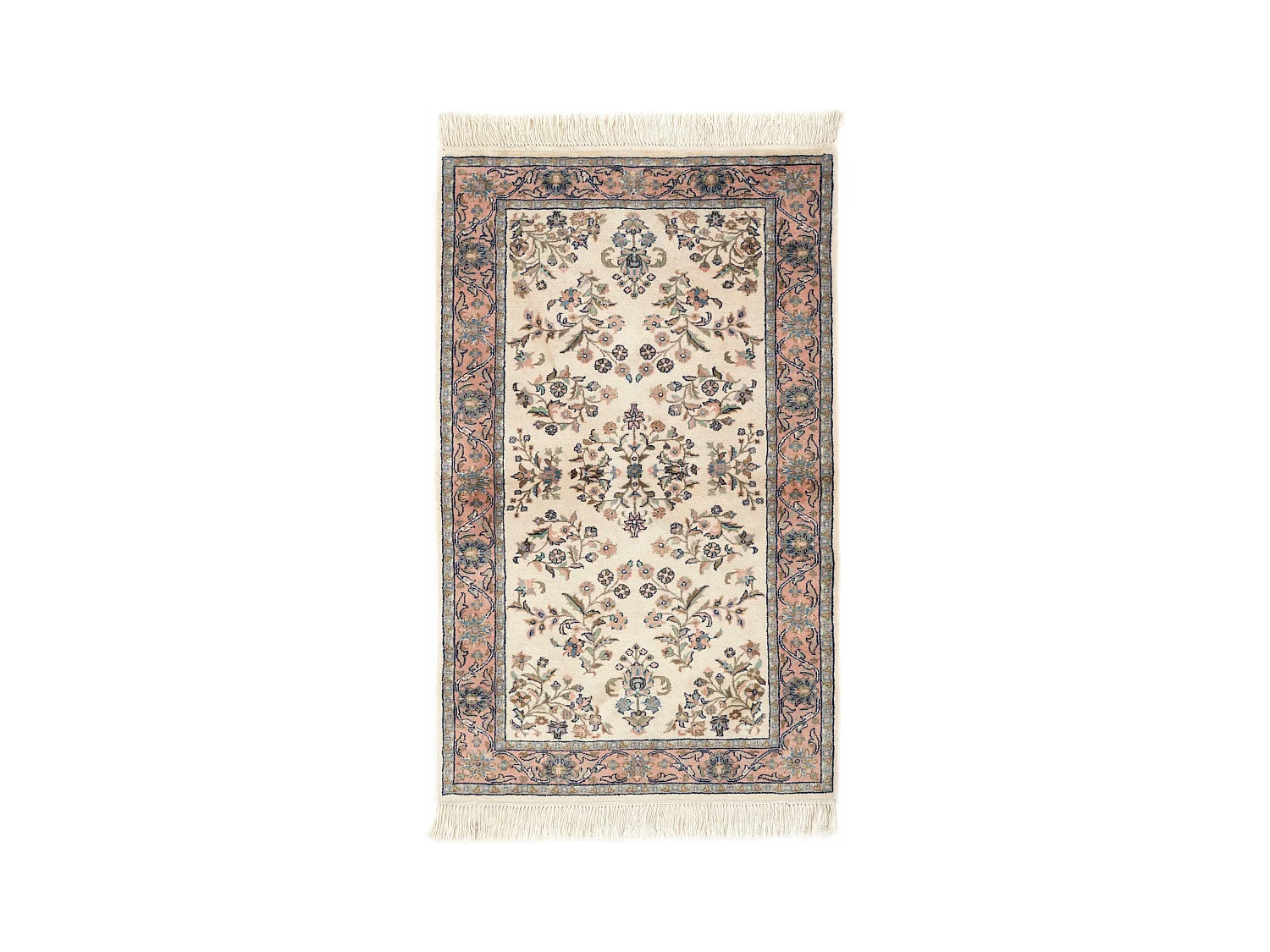 Tapis de laine 91x151 blanc crème Tabriz