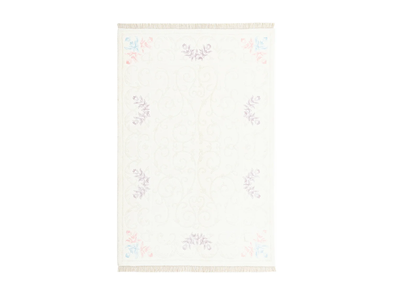 Tapis de laine 119x180 beige Darya