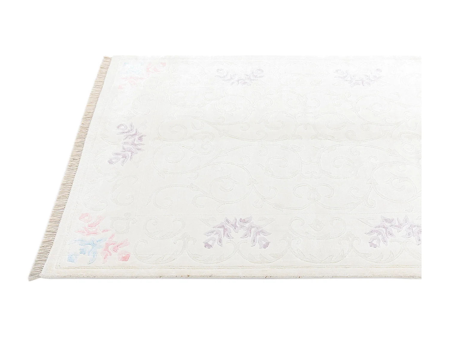 Tapis de laine 119x180 beige Darya