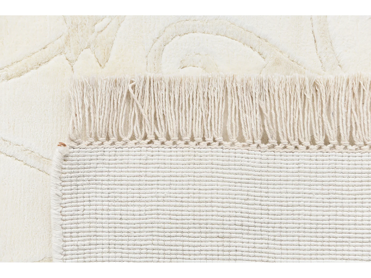 Tapis de laine 119x180 beige Darya