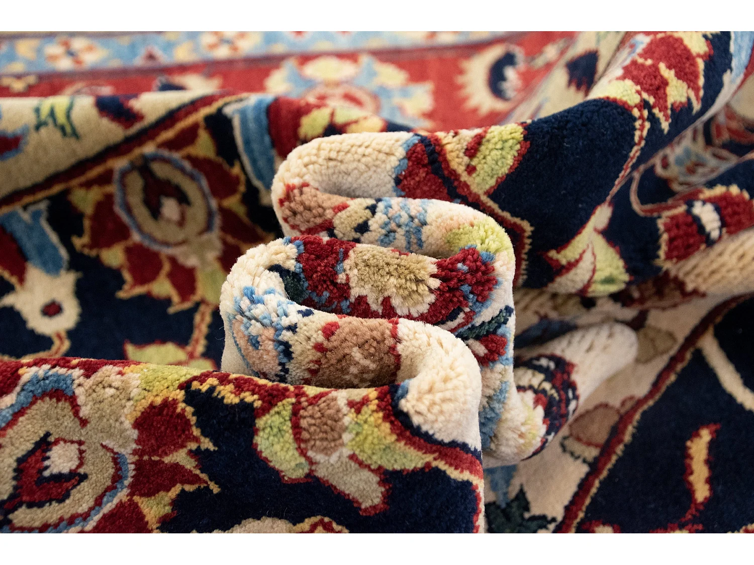 Tapis de laine 156x213 rouge Kashkuli