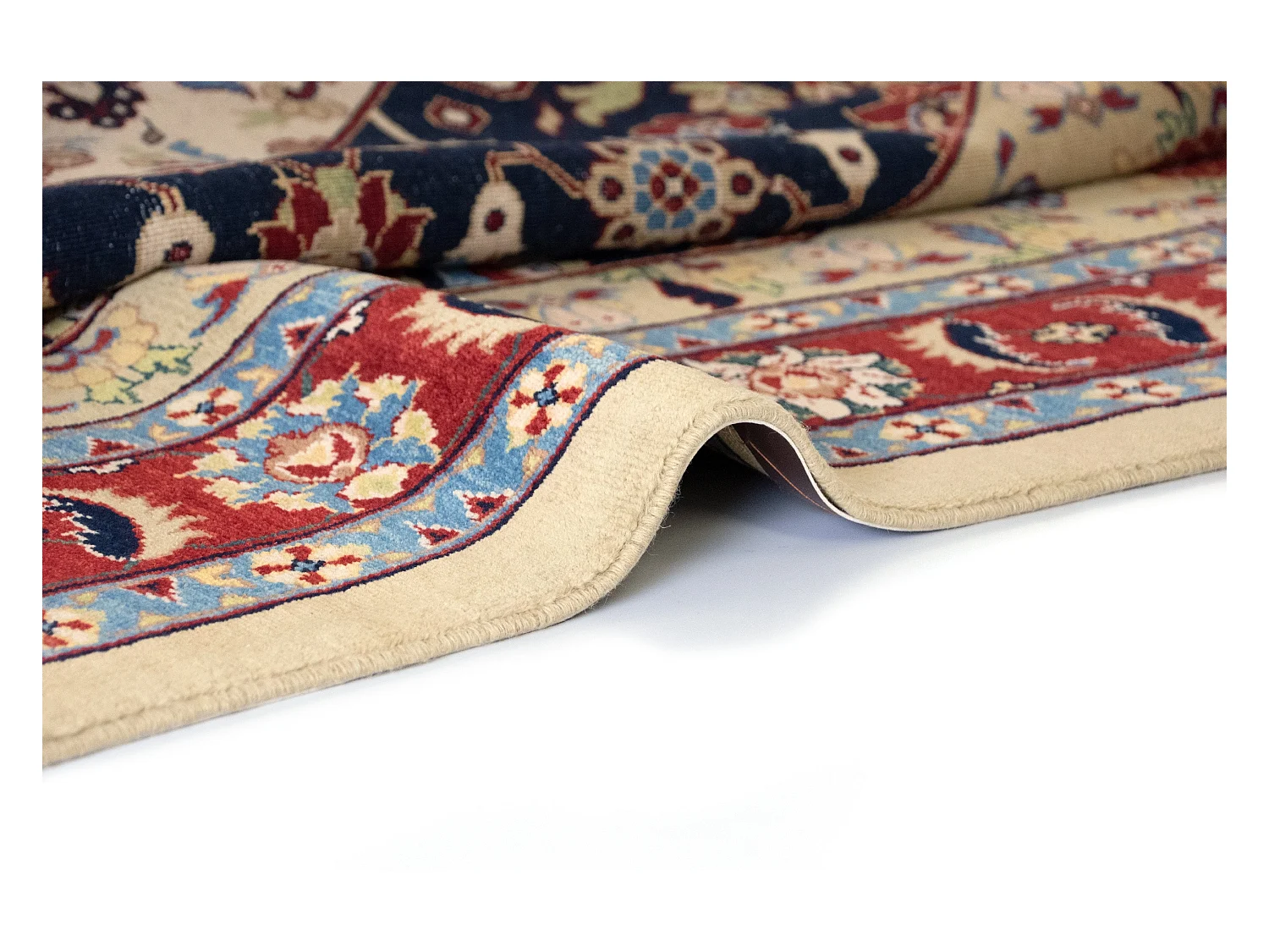 Tapis de laine 156x213 rouge Kashkuli