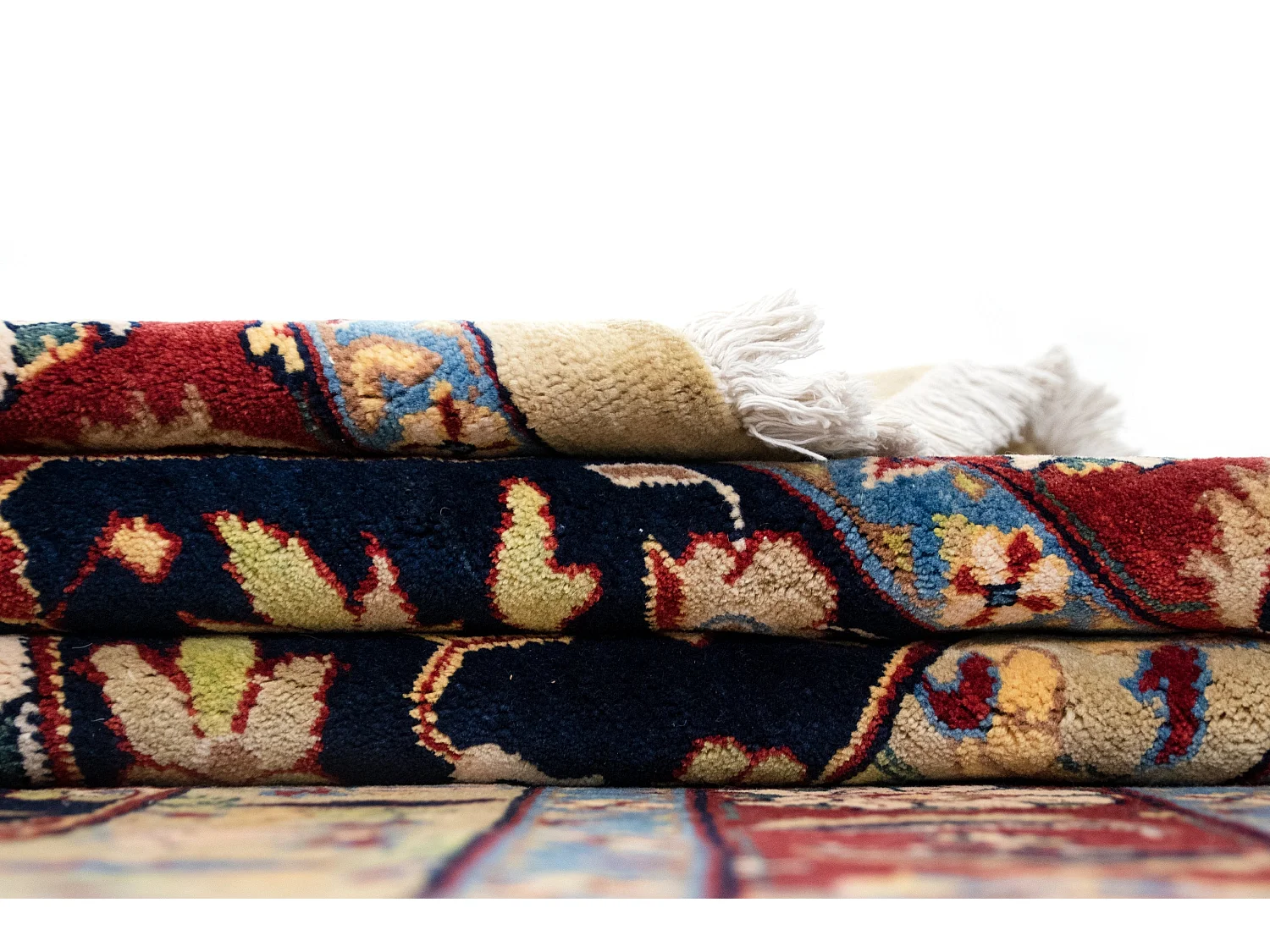 Tapis de laine 156x213 rouge Kashkuli