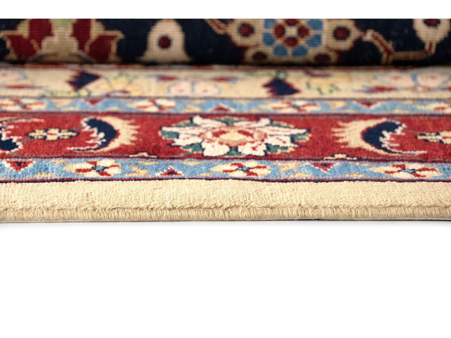 Tapis de laine 156x213 rouge Kashkuli