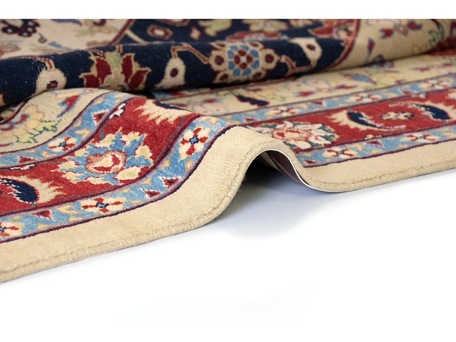 Tapis de laine 156x213 rouge Kashkuli