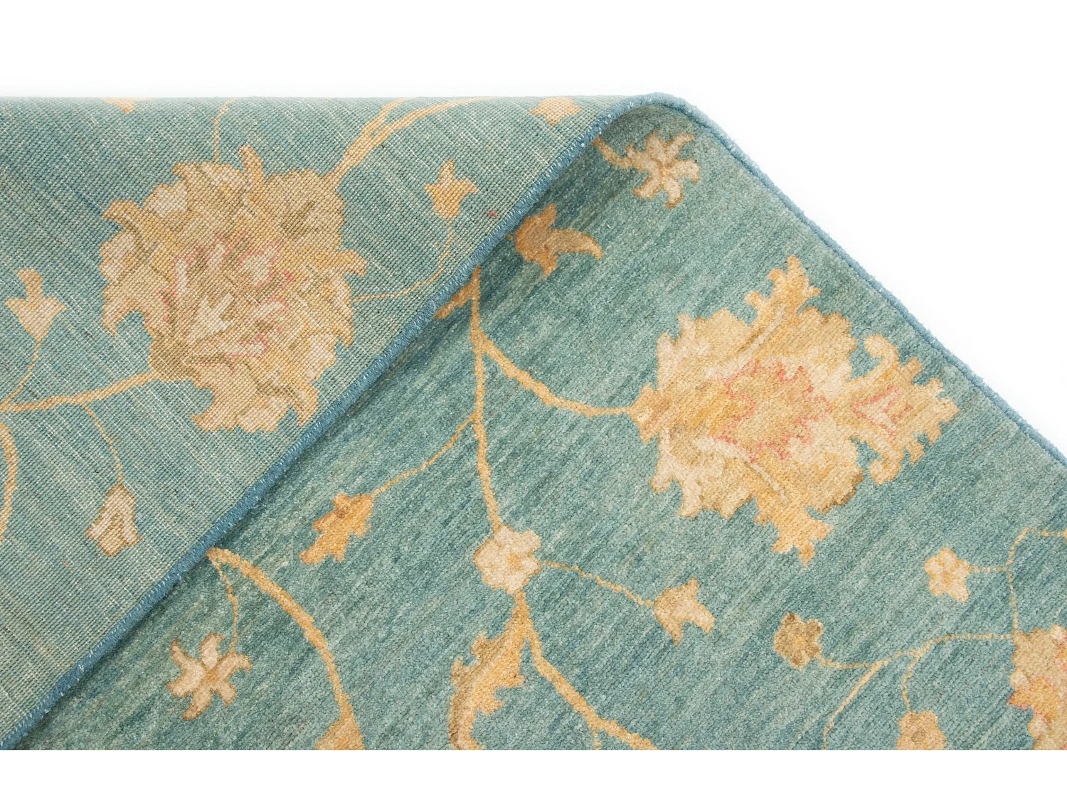 Wollteppich 251x340 Blau Ziegler