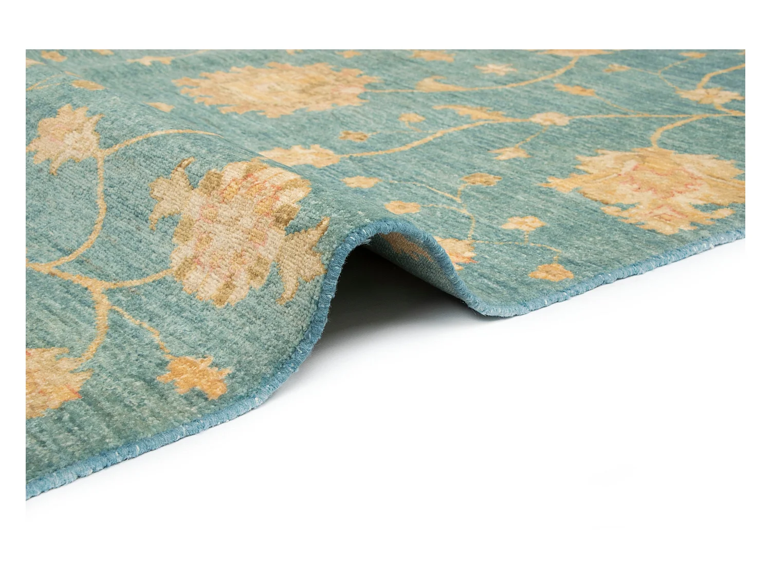 Tappeto in lana 251x340 Blu Ziegler