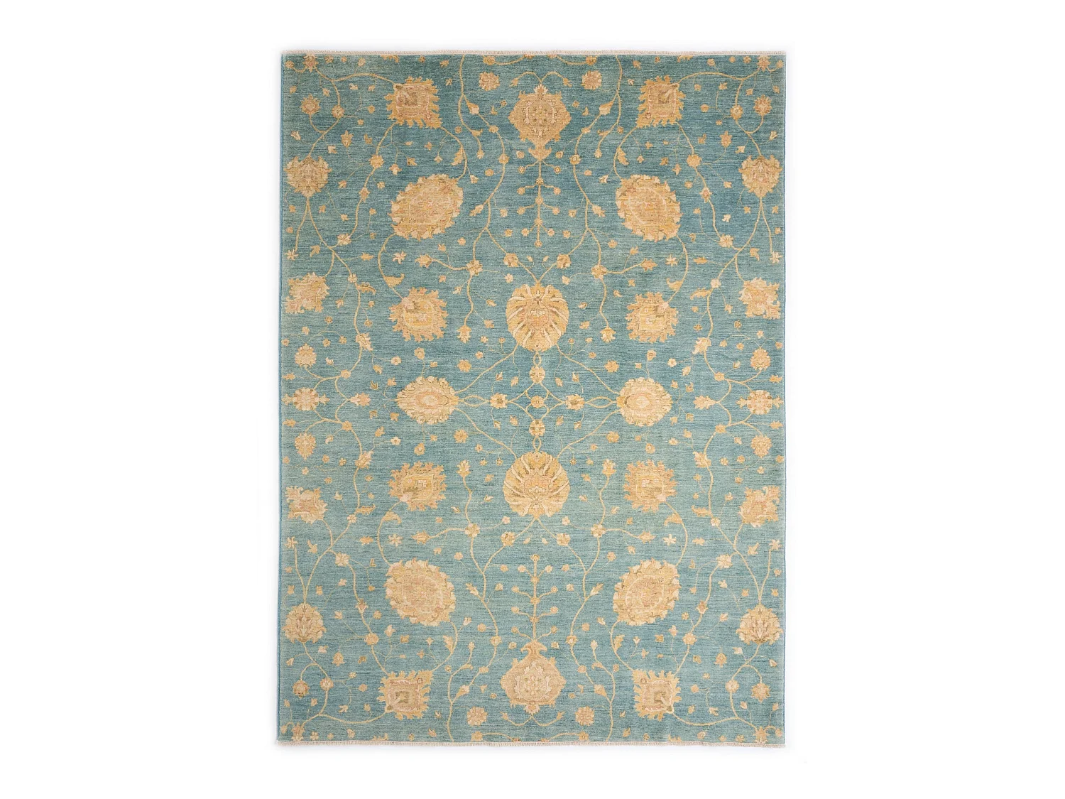 Tappeto in lana 251x340 Blu Ziegler