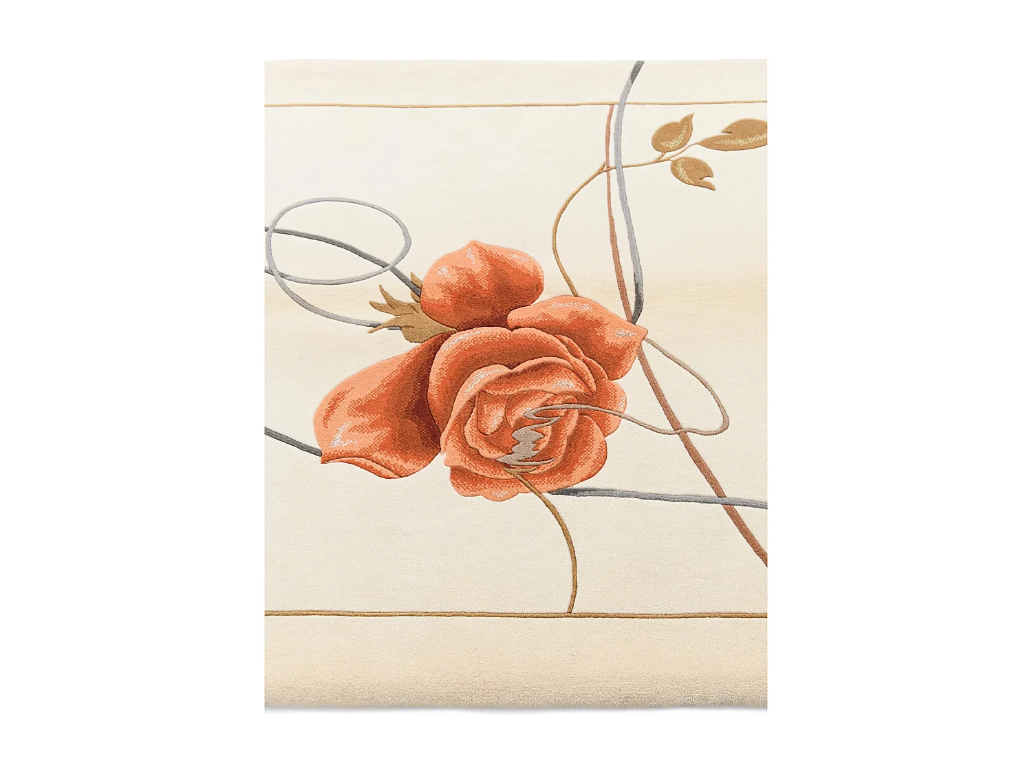 Tappeto in lana 122x185 beige Darya