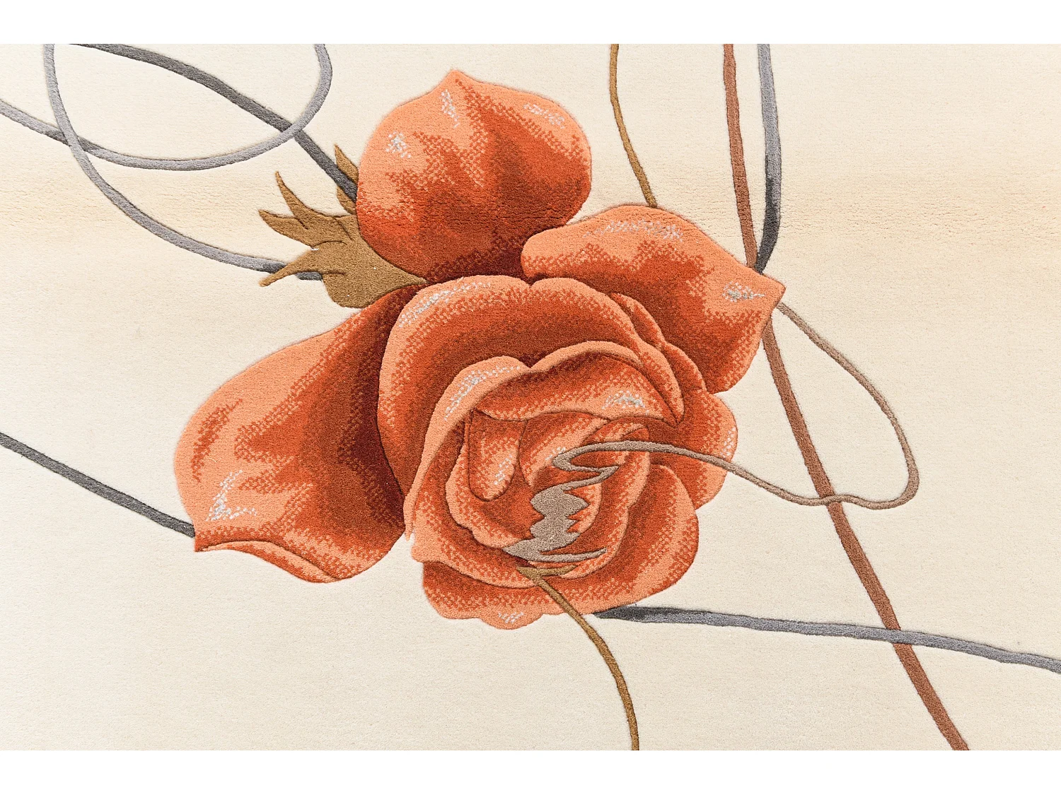 Tappeto in lana 122x185 beige Darya