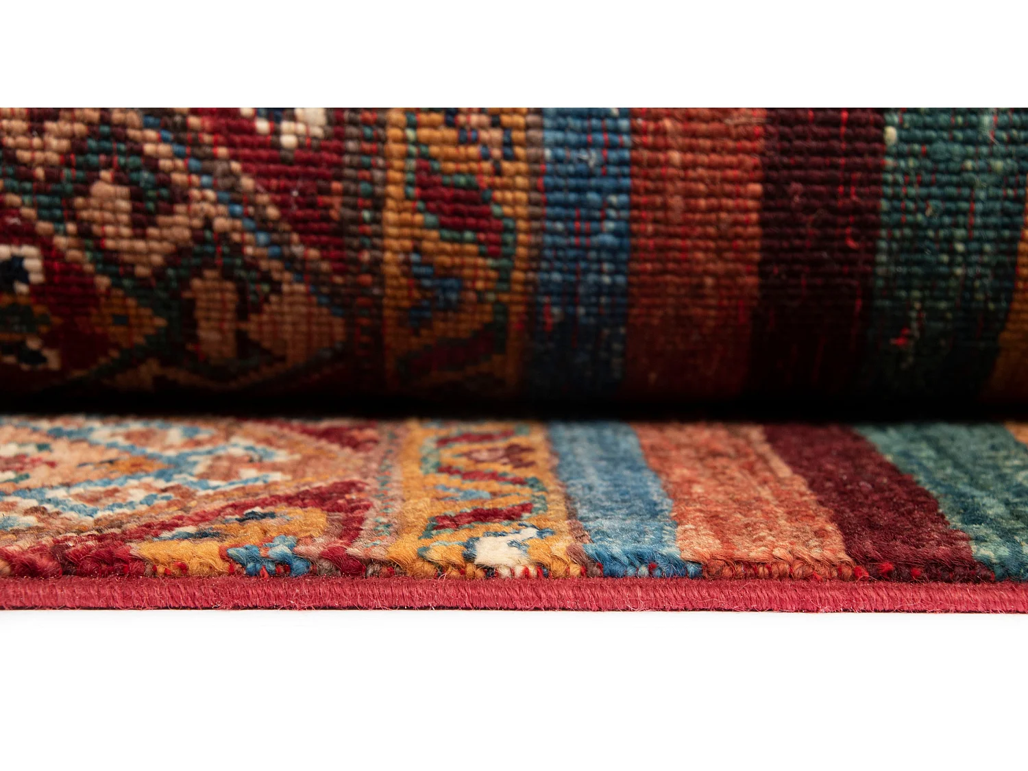 Wollteppich 173x247 Rot Torkman