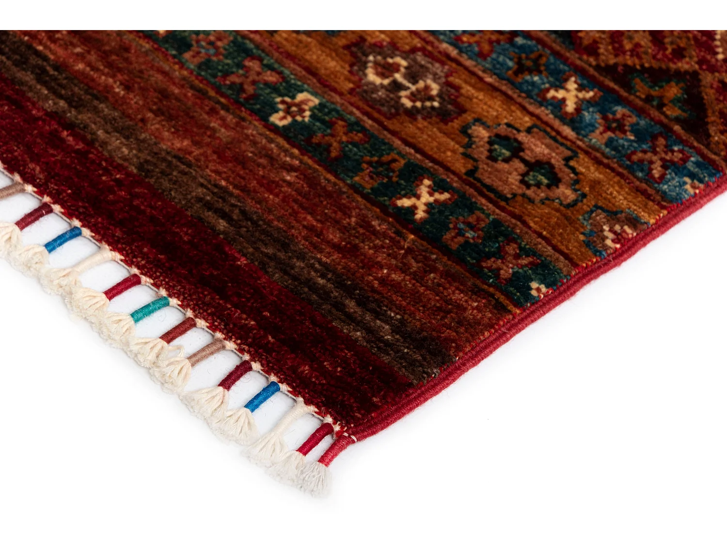 Wollteppich 173x247 Rot Torkman