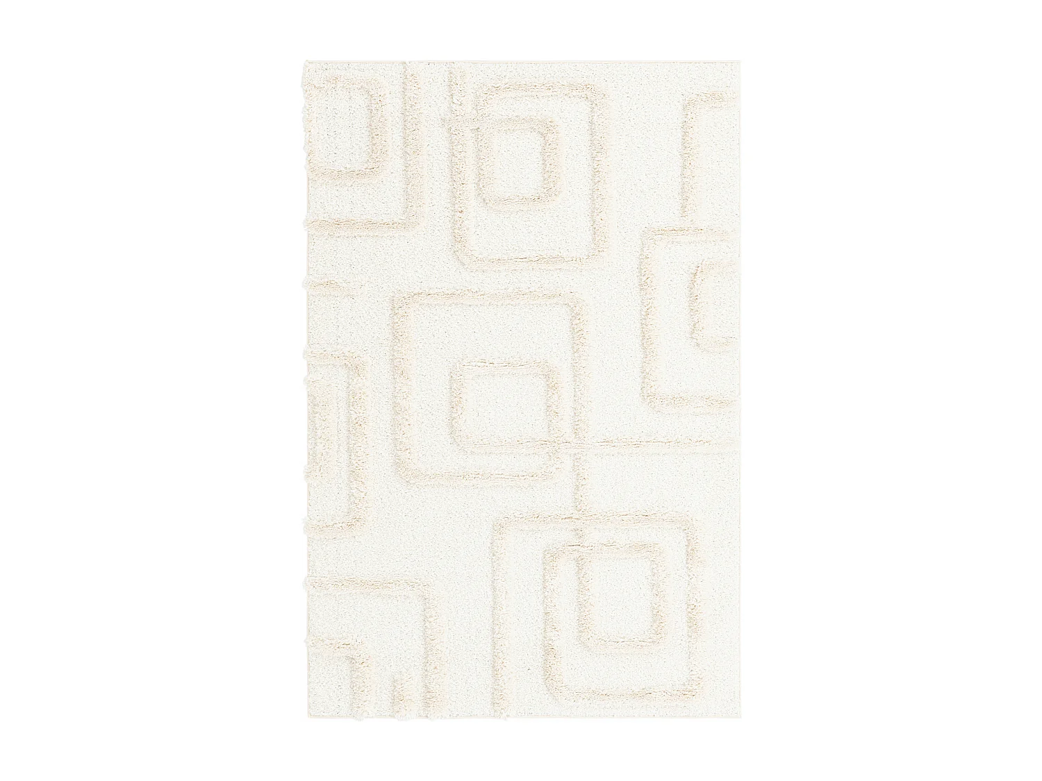 Tappeto shaggy  160x245 Bianco Thun Artem