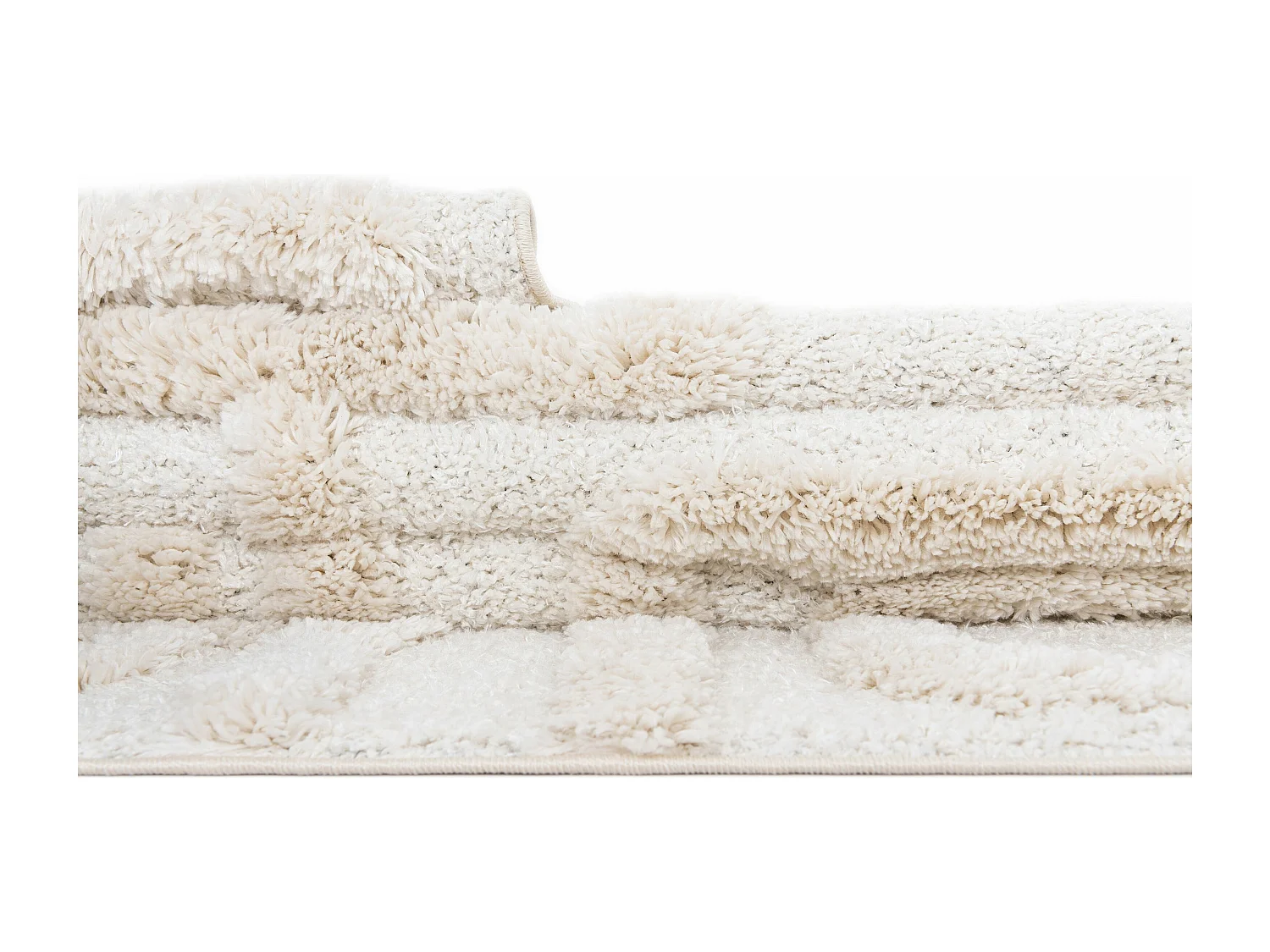 Tapis shaggy 160x245 Blanc Thun Artem