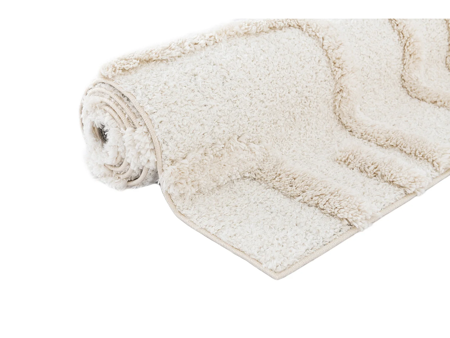 Tapis shaggy 160x245 Blanc Thun Artem