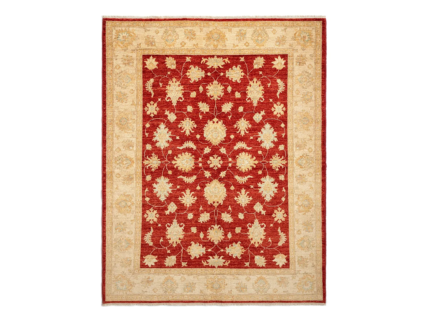 Tapis de laine 152x199 rouge Kaizar