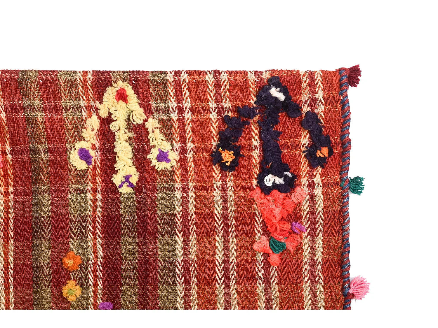 Wollteppich 168x235 Rot Jajim