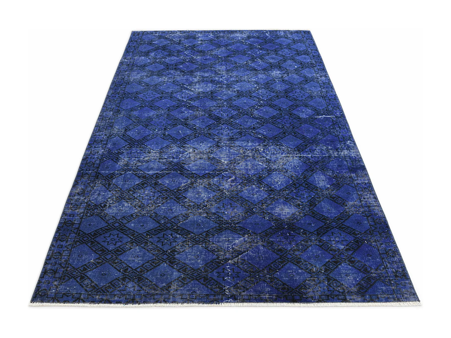 Woltapijt 221x124 Blauw Ultra Vintage