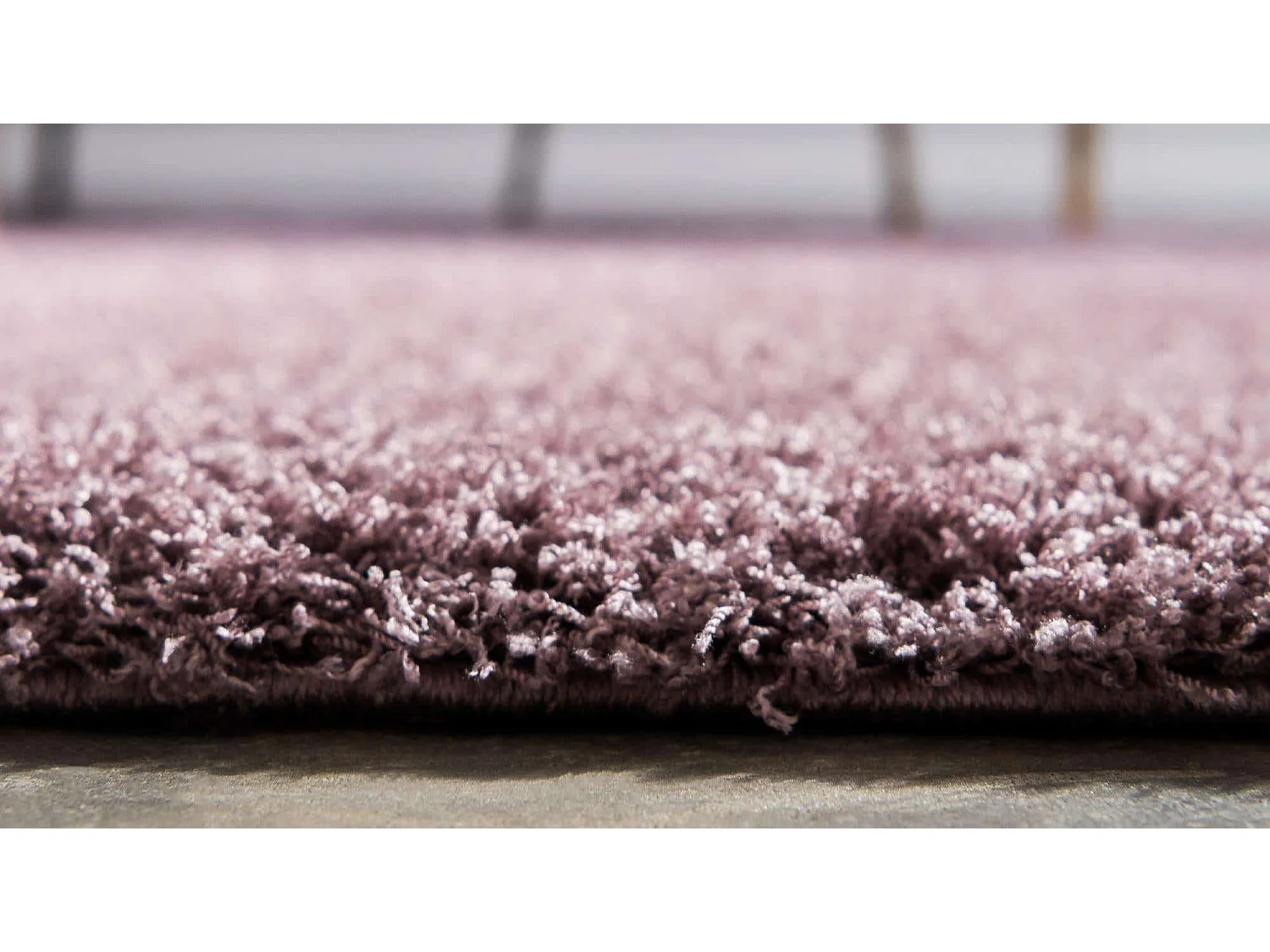 Tapis shaggy 240x240 Violet Luzern