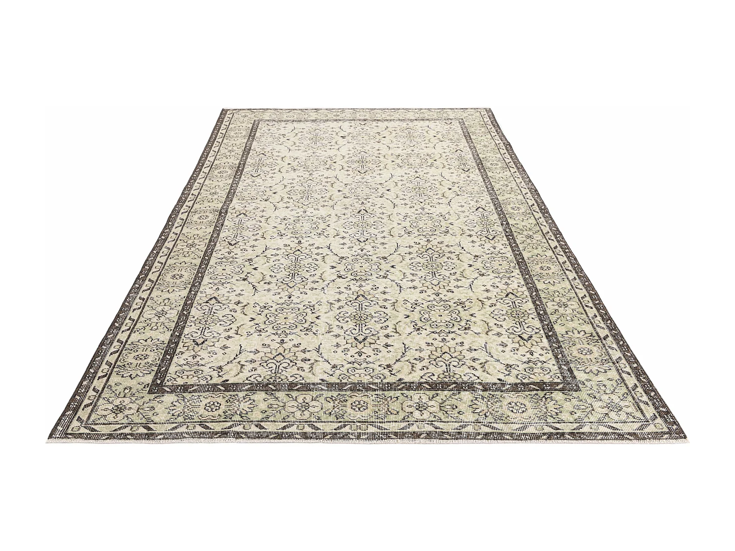 Tappeto in lana 160x284 beige Ultra Vintage