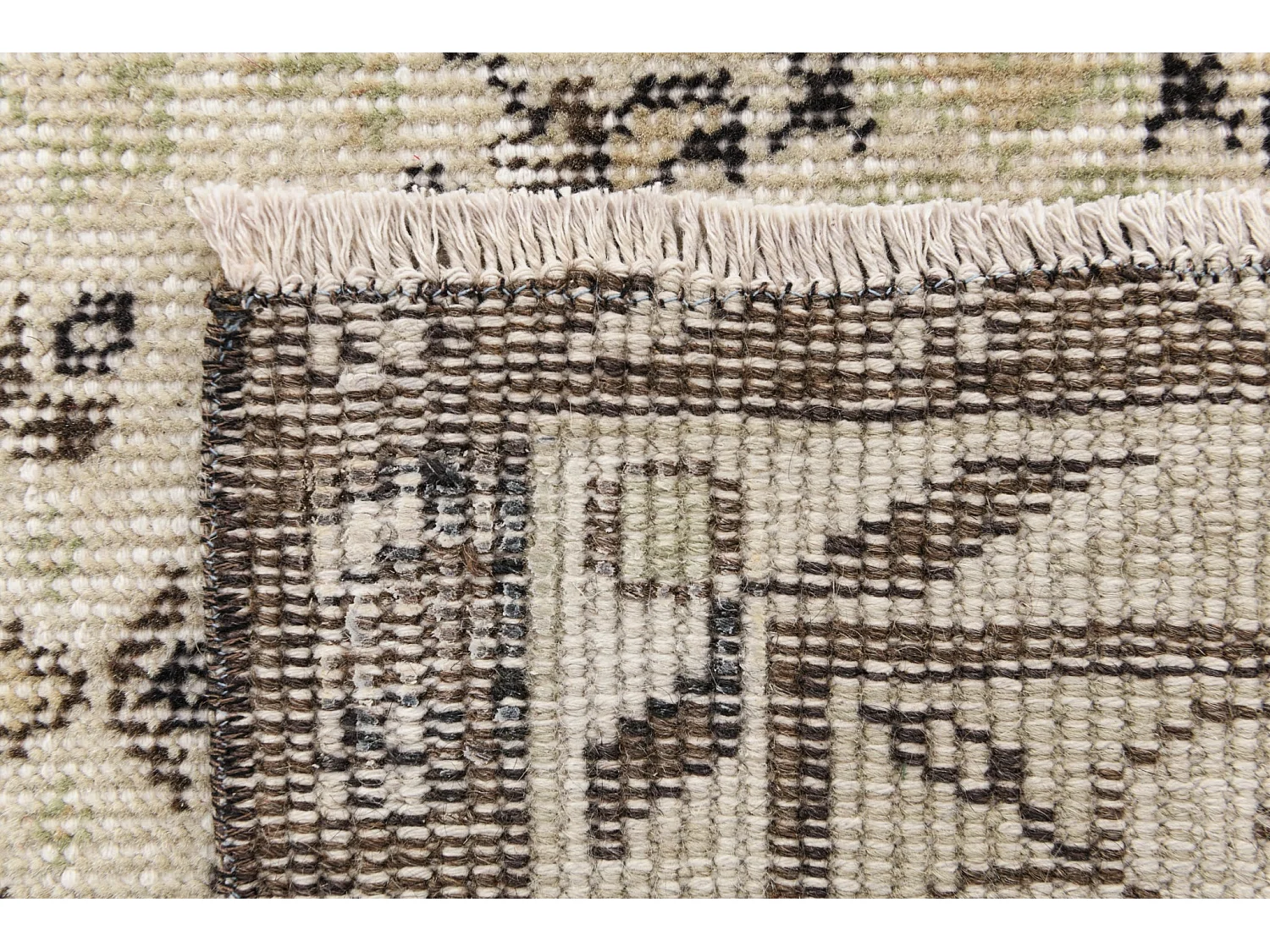Tappeto in lana 160x284 beige Ultra Vintage