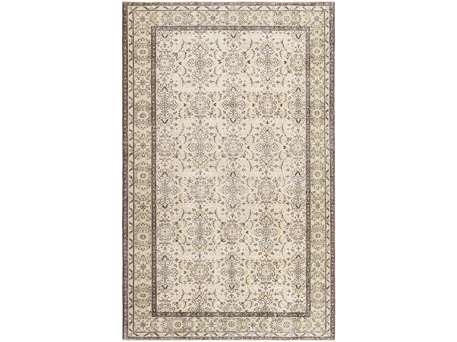 Tappeto in lana 160x284 beige Ultra Vintage