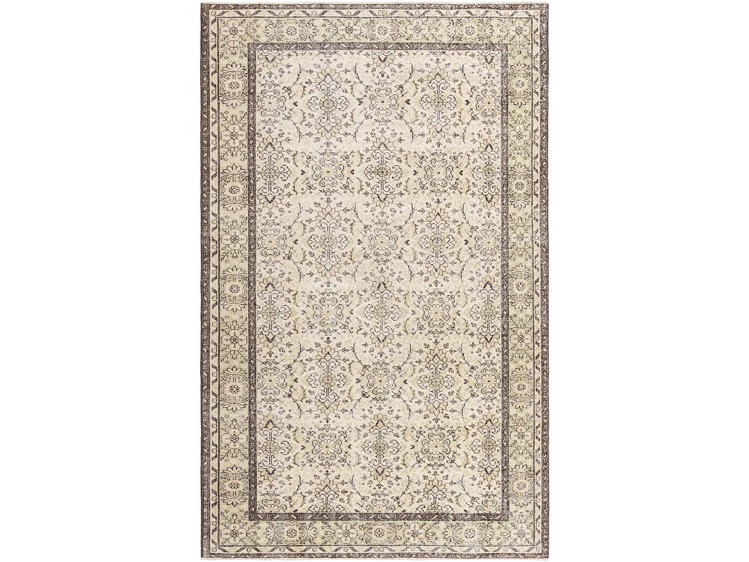 Tapis de laine 160x284 beige Ultra Vintage