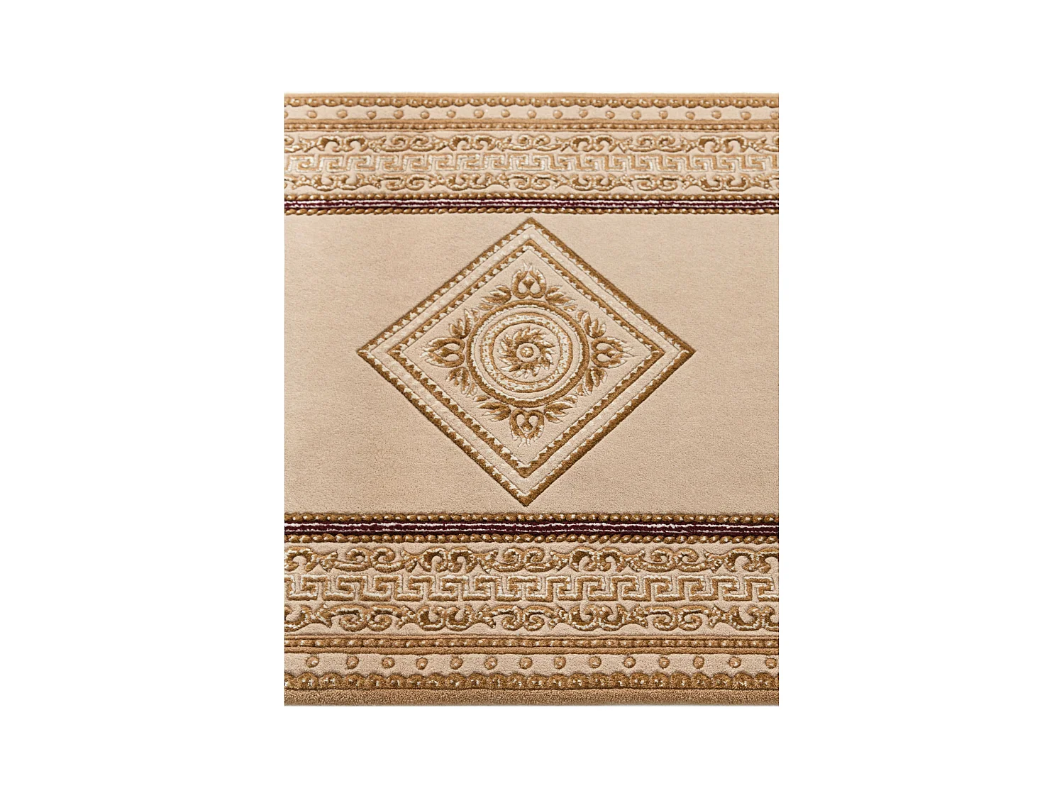 Tapis de couloir en laine 79x297 brun Darya