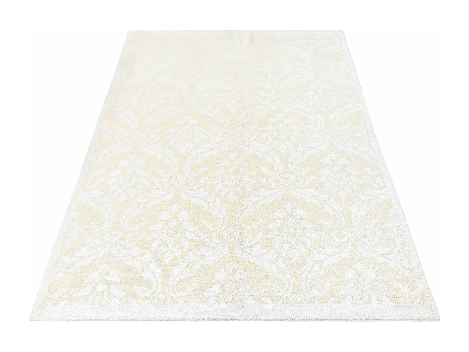 Tapis de laine 117x188 beige Darya