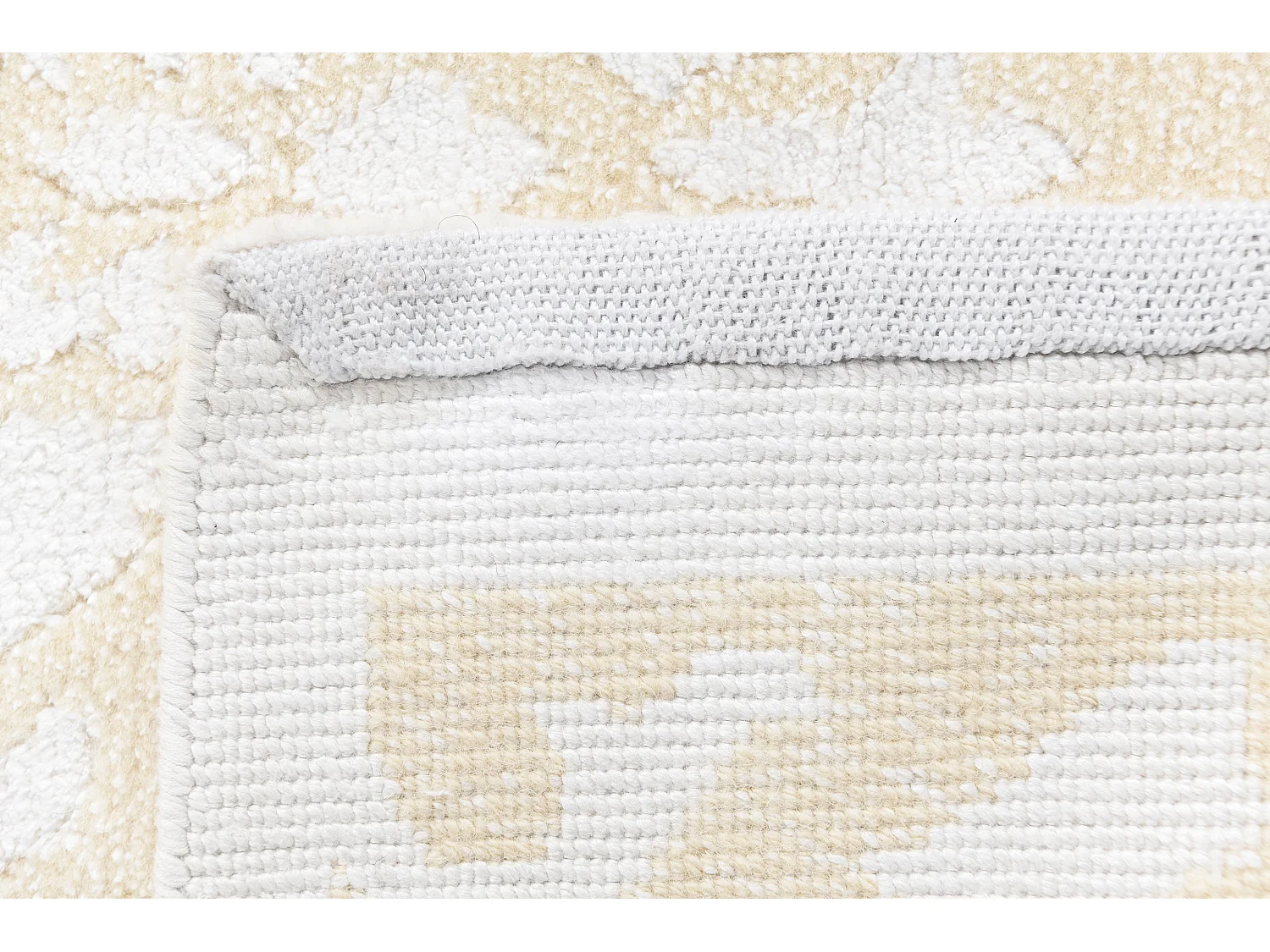 Tapis de laine 117x188 beige Darya