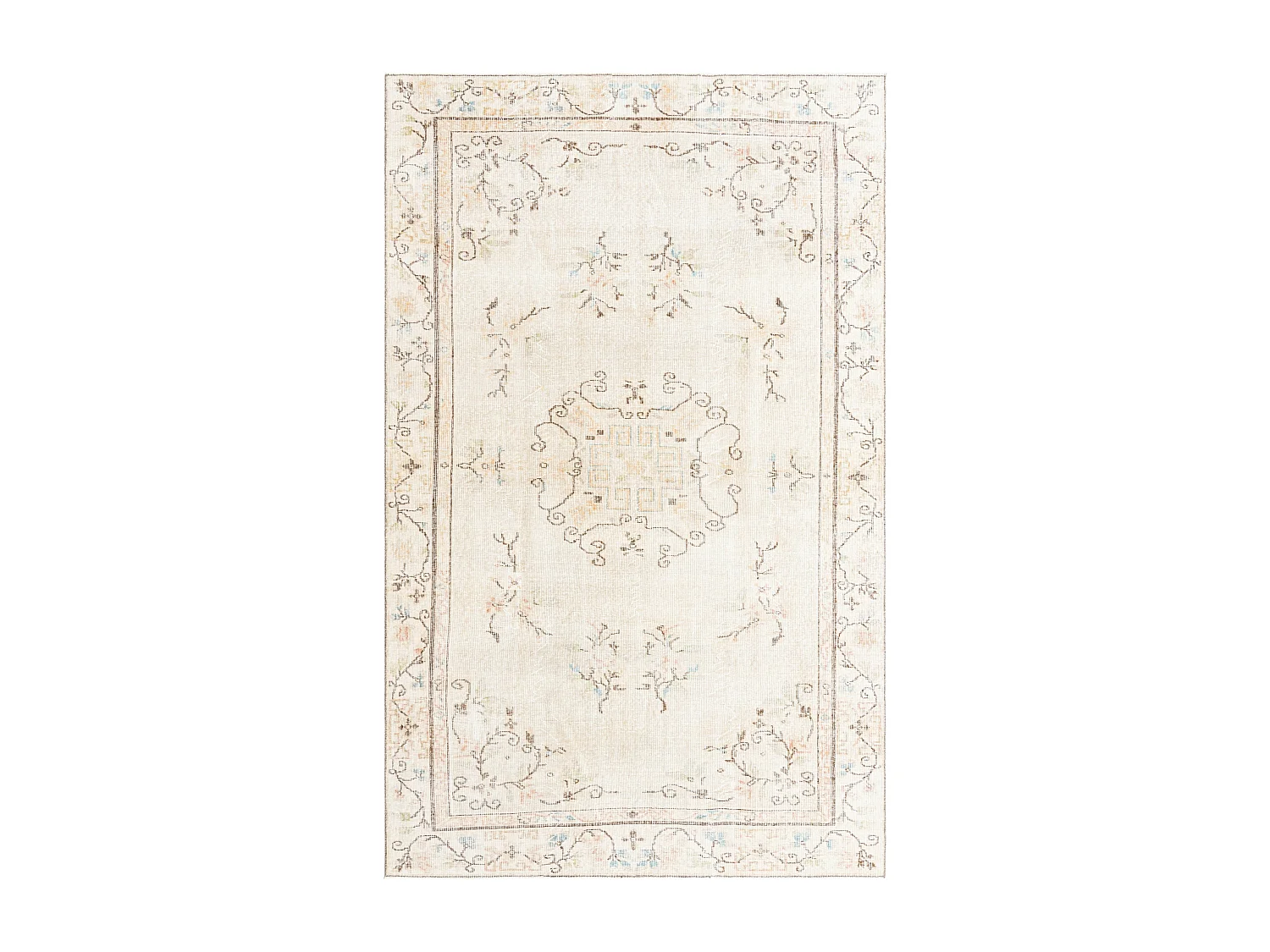 Wollteppich 173x274 Beige Ultra Vintage