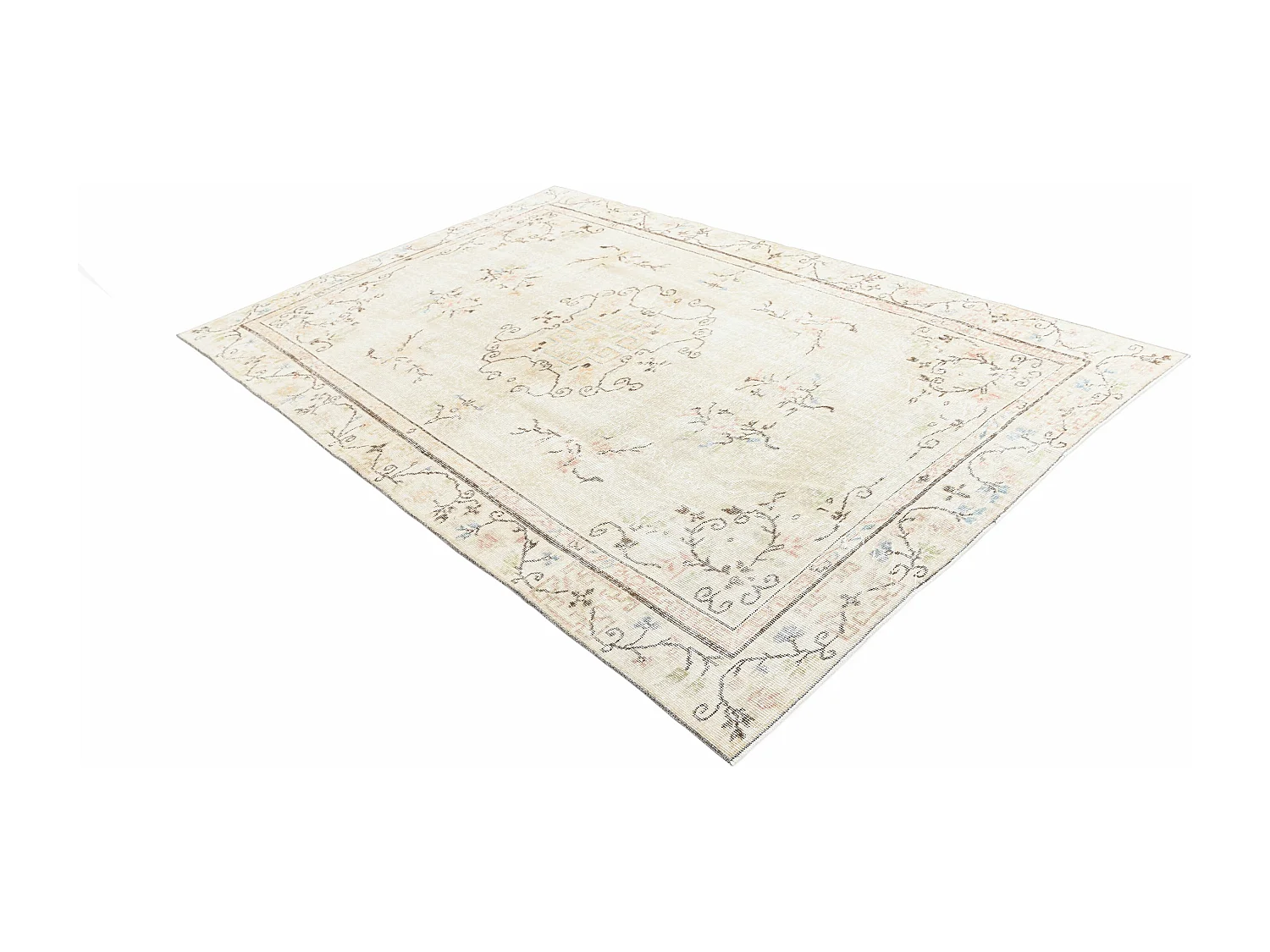 Wollteppich 173x274 Beige Ultra Vintage