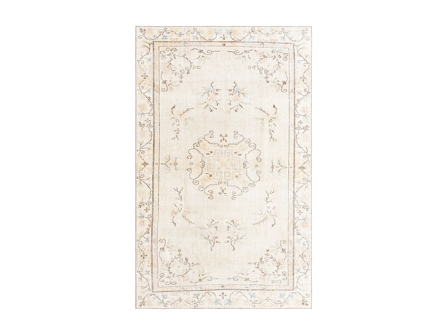 Wollteppich 173x274 Beige Ultra Vintage