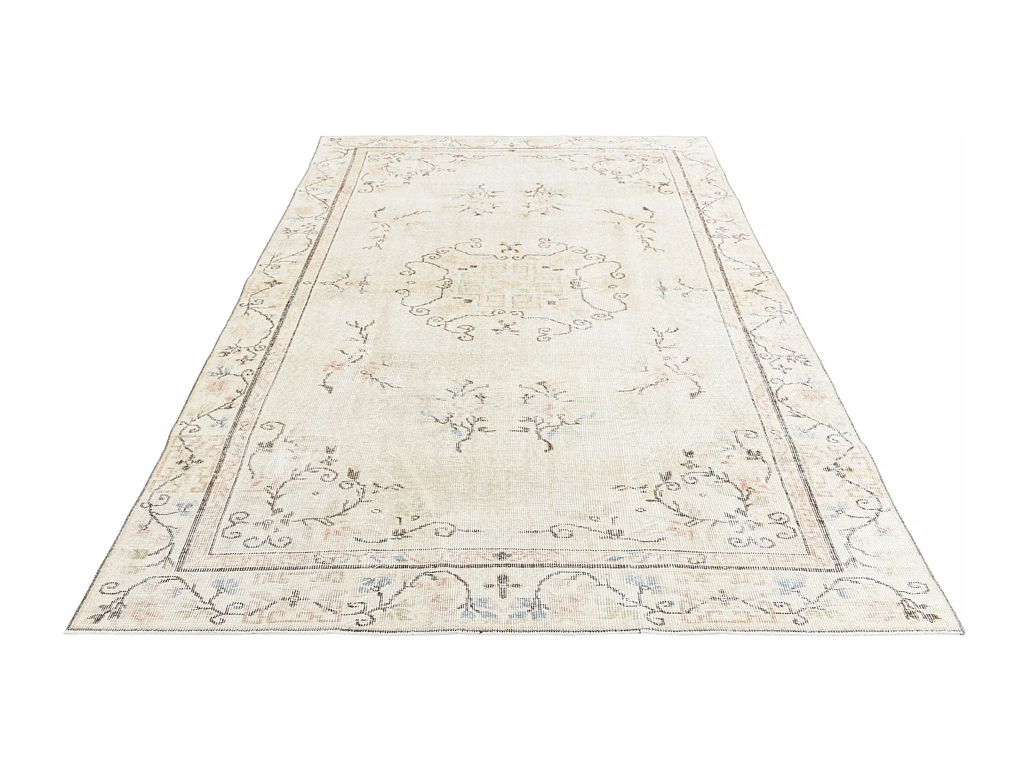 Tapis de laine 173x274 beige Ultra Vintage