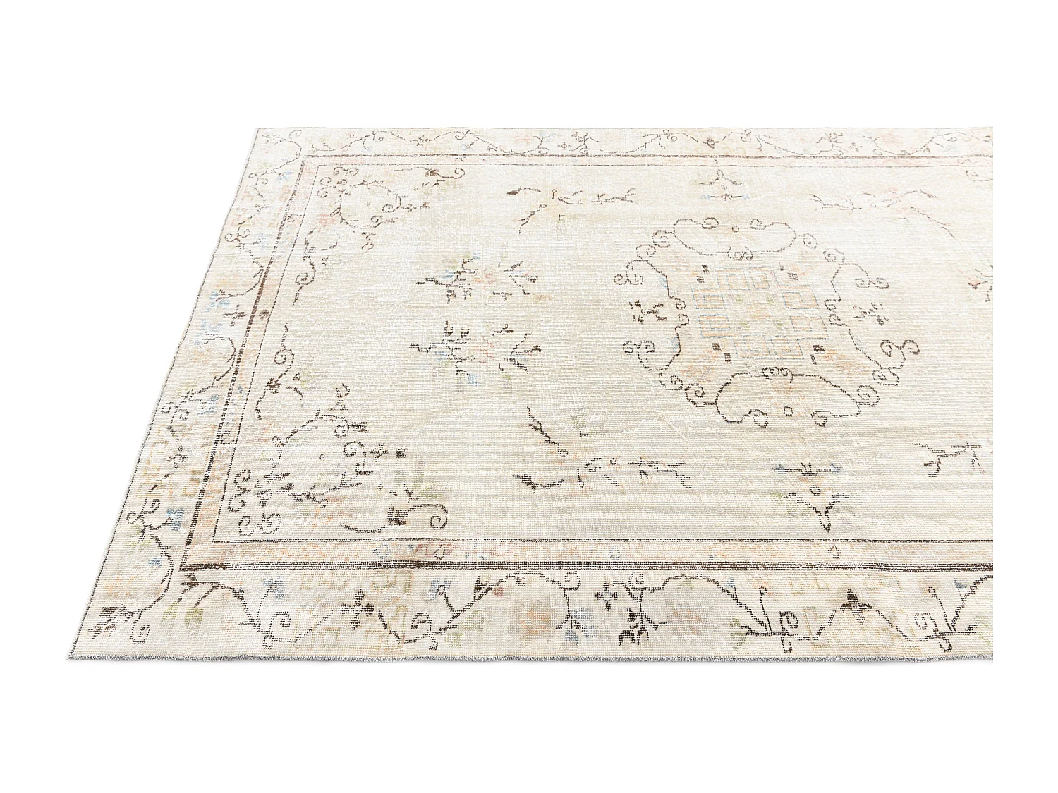 Tapis de laine 173x274 beige Ultra Vintage