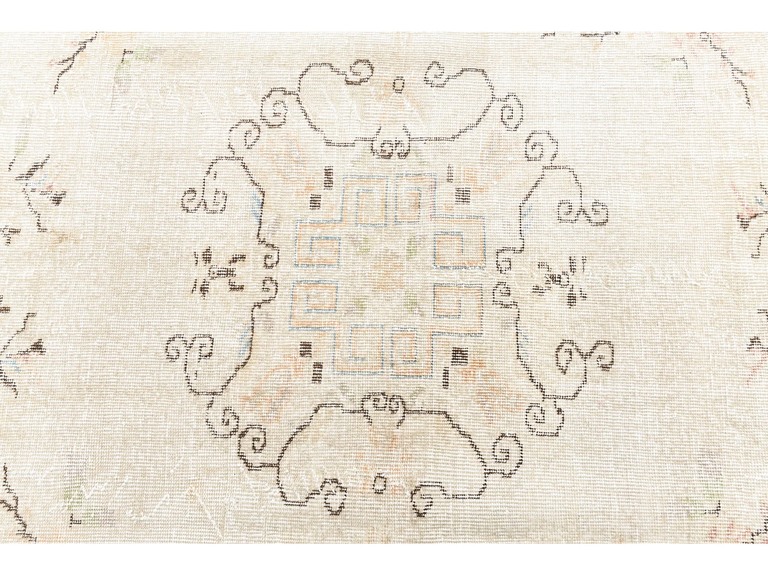 Tapis de laine 173x274 beige Ultra Vintage