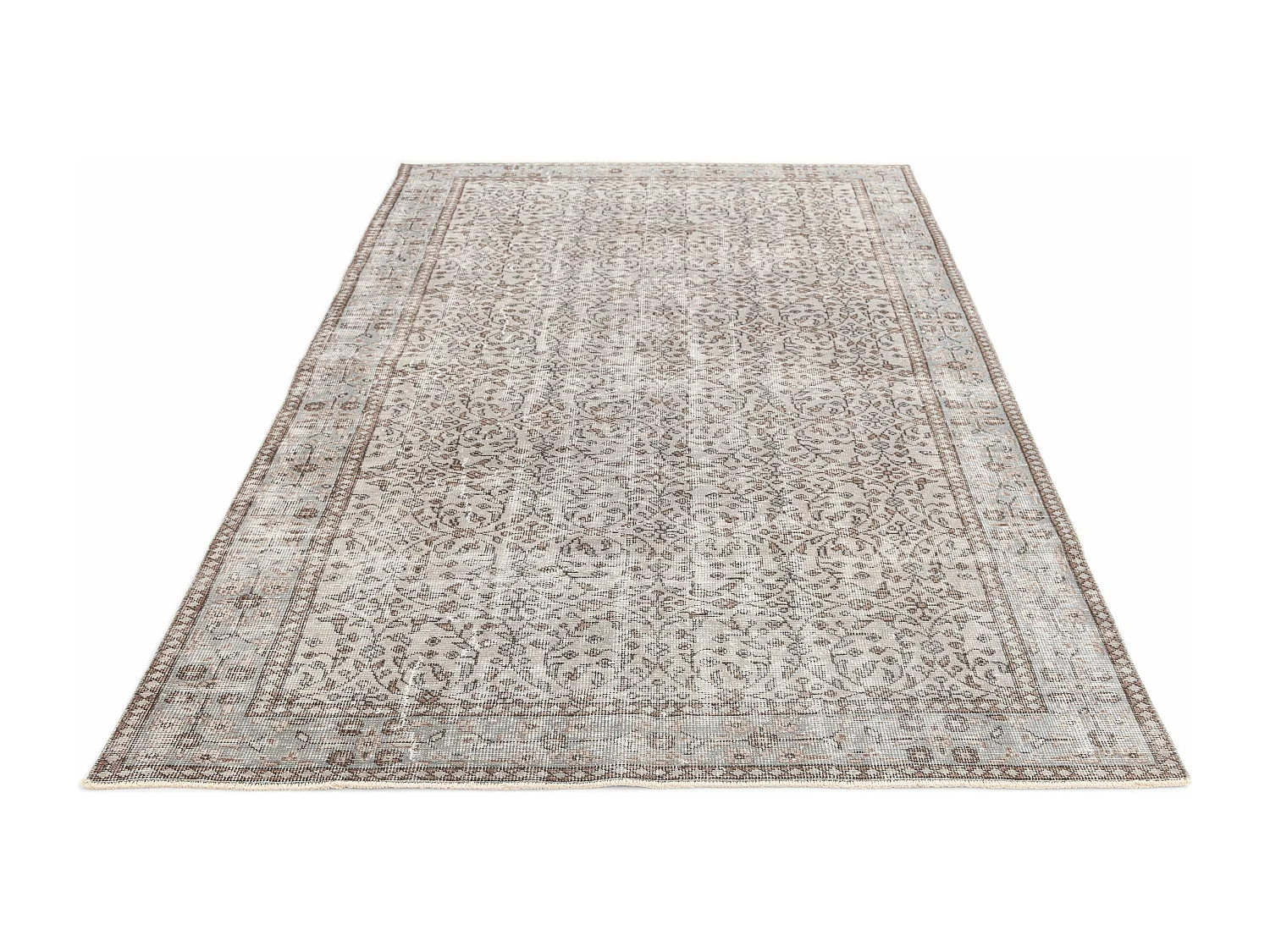 Tapis de laine 168x282 brun Ultra Vintage