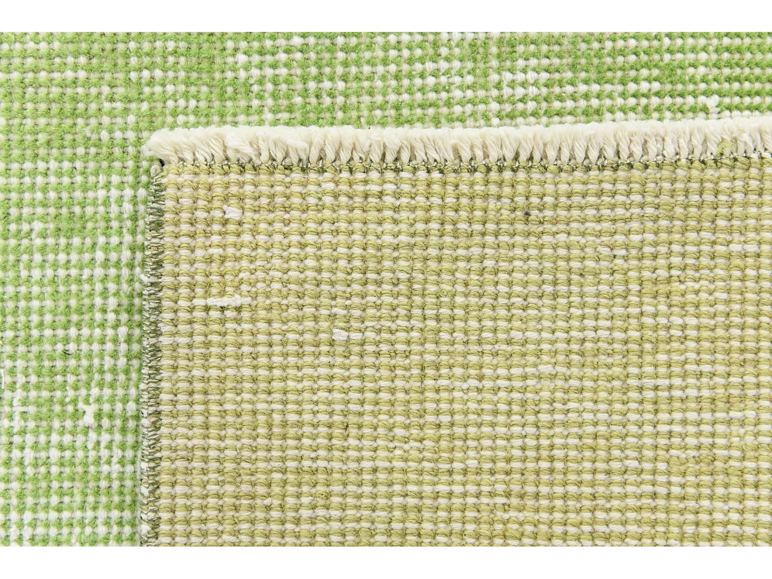 Wollteppich 168x269 Grün Ultra Vintage