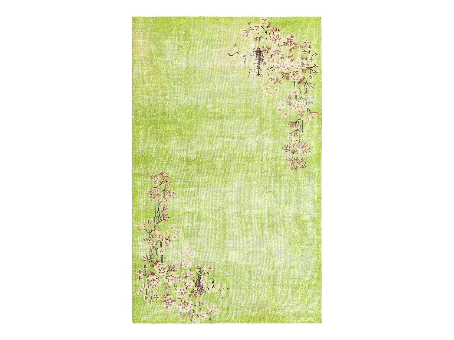 Tapis de laine 168x269 vert Ultra Vintage