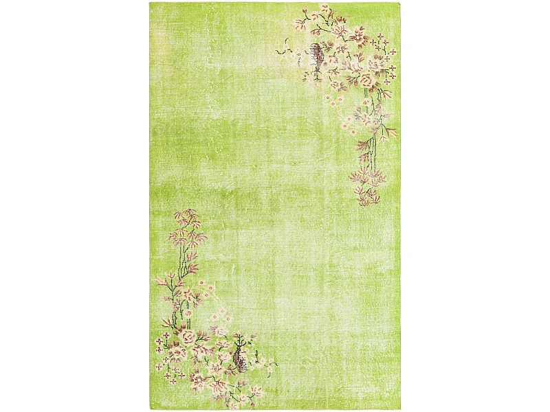 Tapis de laine 168x269 vert Ultra Vintage