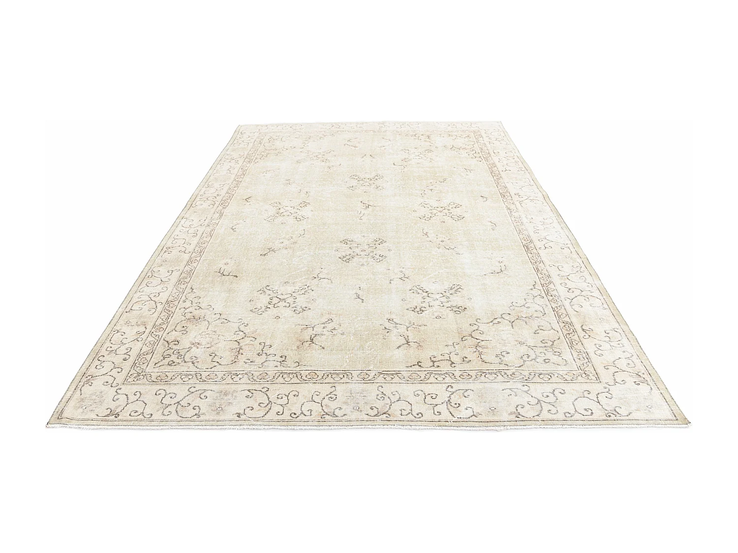 Tappeto in lana 198x310 beige Ultra Vintage