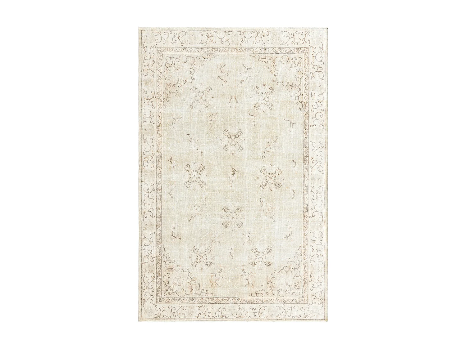 Tapis de laine 198x310 beige Ultra Vintage