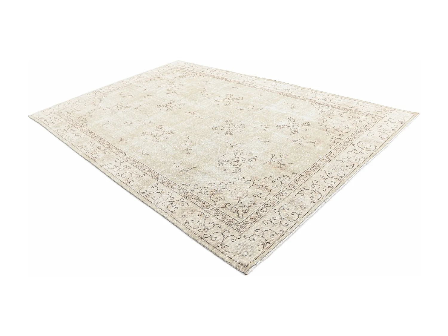 Tapis de laine 198x310 beige Ultra Vintage