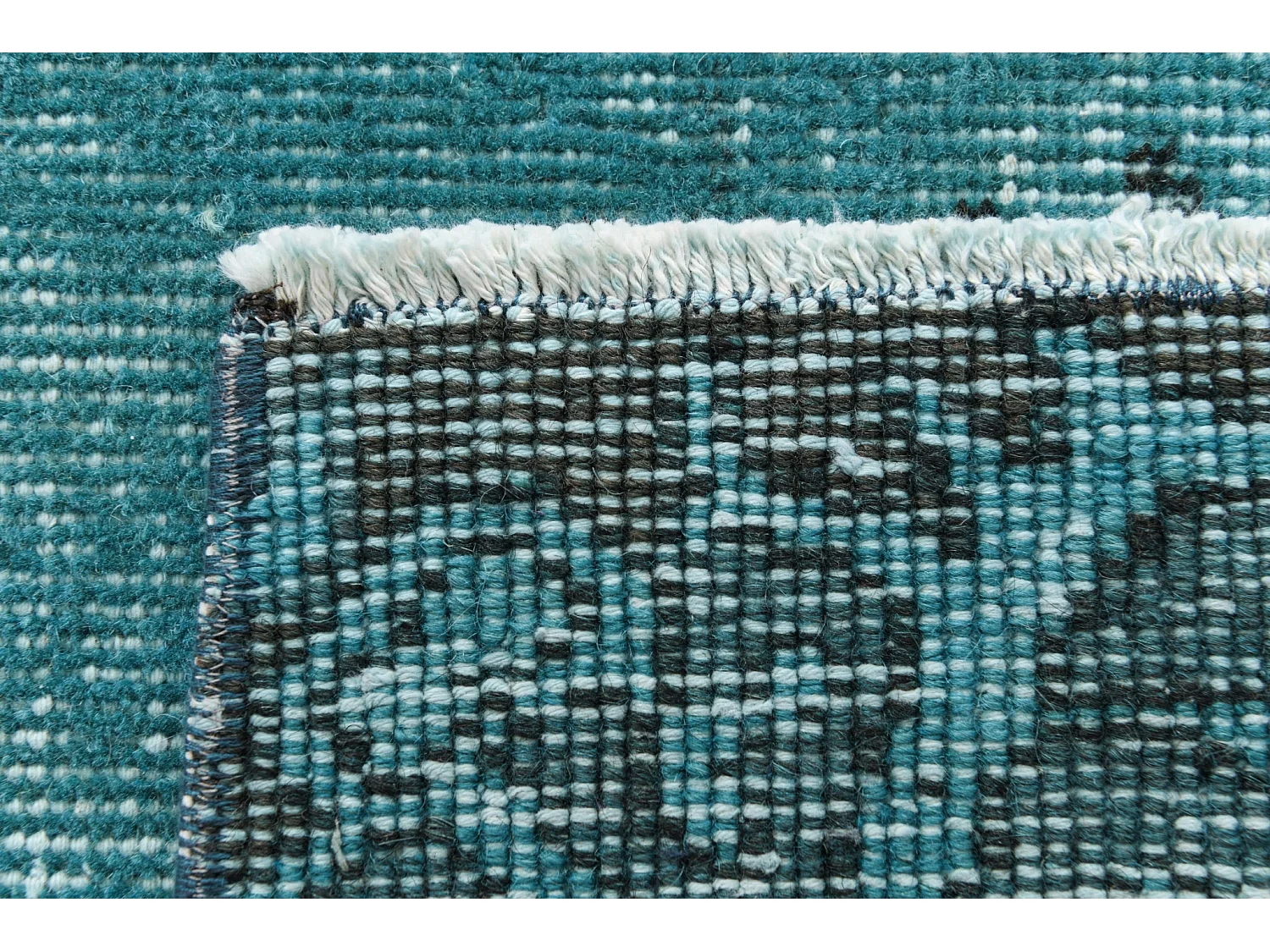 Tapis de laine 168x272 Bleu Ultra Vintage