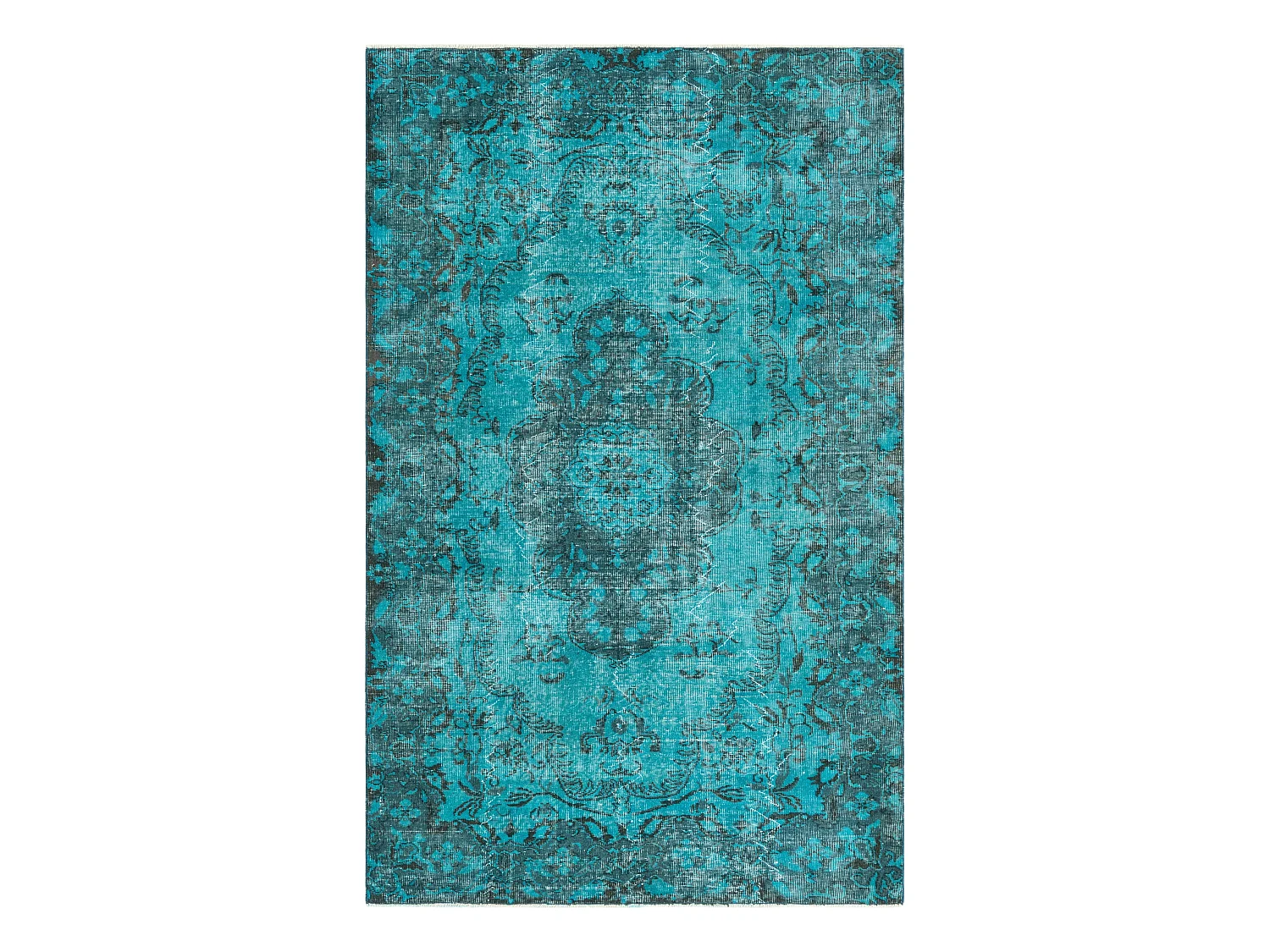 Tappeto in lana 168x272 Blu Ultra Vintage
