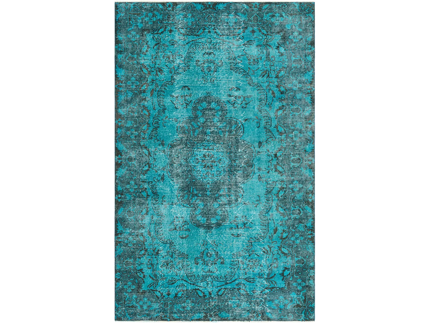 Tapis de laine 168x272 Bleu Ultra Vintage