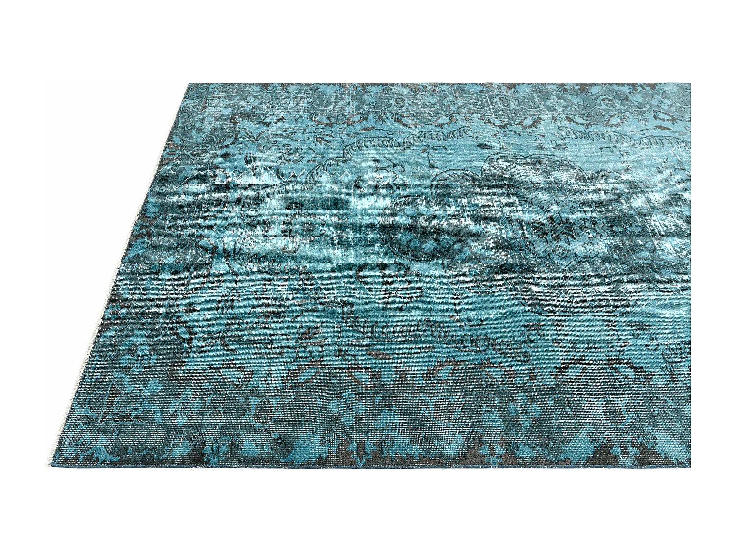 Tapis de laine 168x272 Bleu Ultra Vintage