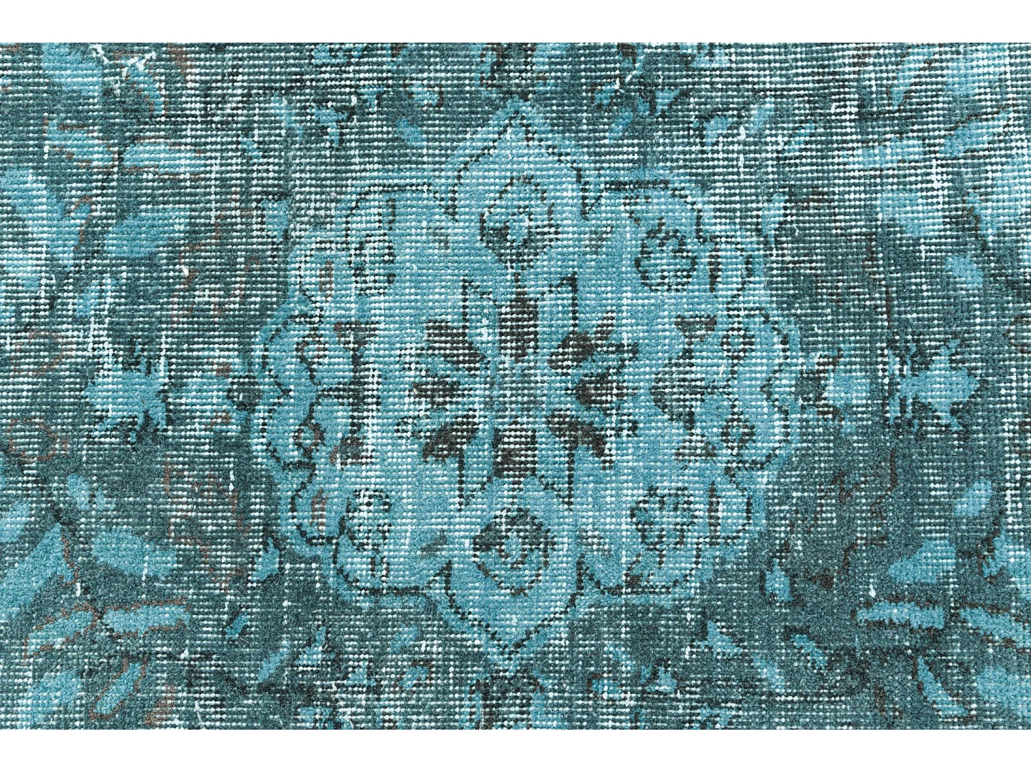 Tapis de laine 168x272 Bleu Ultra Vintage