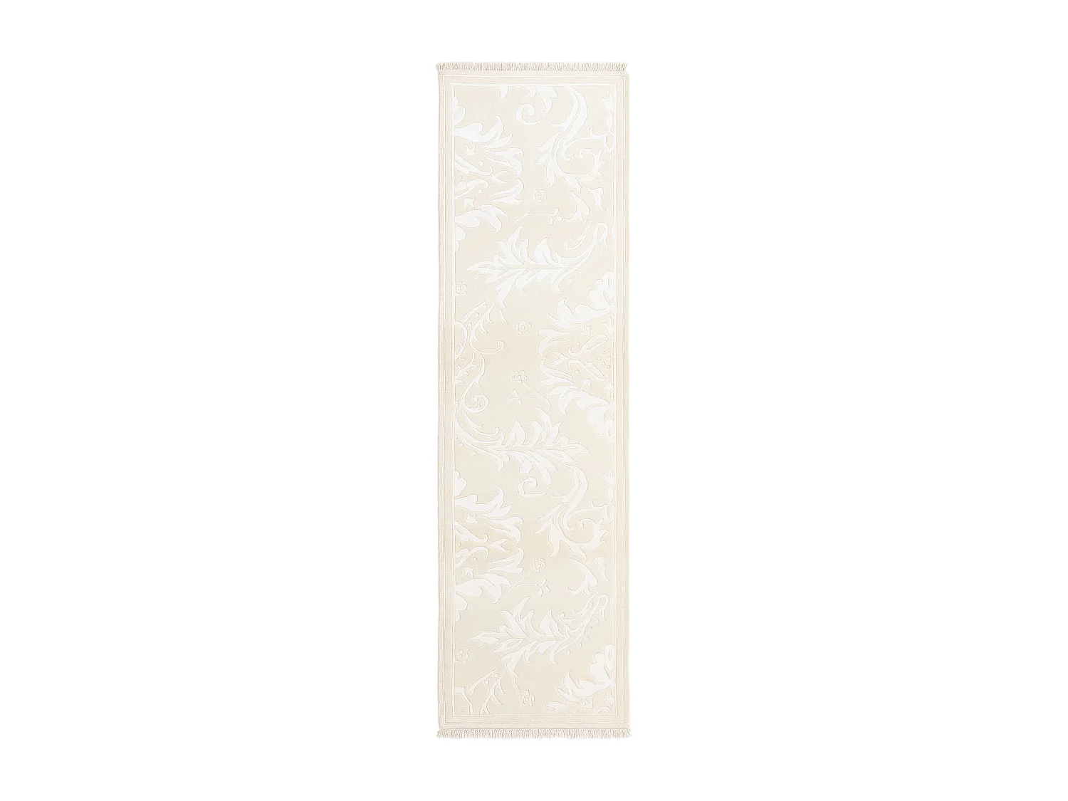Tapis de couloir en laine 81x292 beige Darya